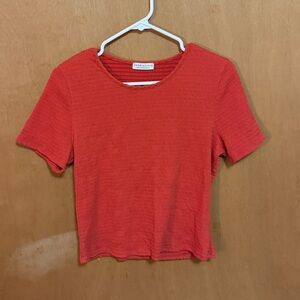 PAPER CRANE orange t-shirt size M